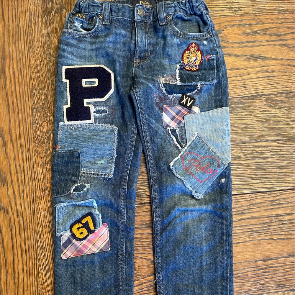 Girls cropped jean- Ralph Lauren.  Size 6